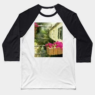 Flowers in la Collobrières France Baseball T-Shirt